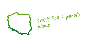 map of Poland icon 100% polish plums
