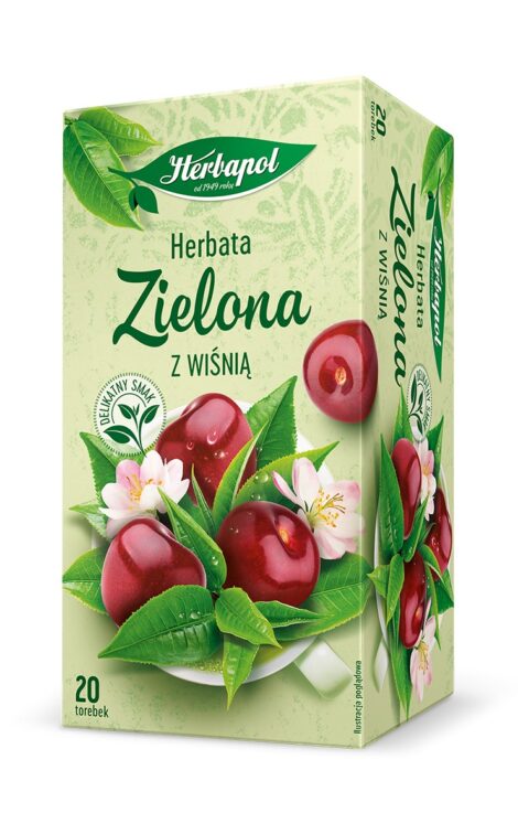 Herbapol- Herbata zielona z wiśnią