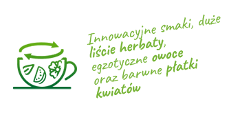 Zielona ikona duże liście herbaty