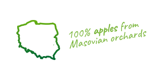 100% apples form masovian orchards icon
