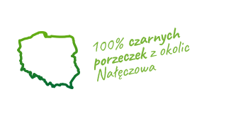 ikona 100% czarnych porzeczek z okolic Nałęczowa