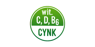 Zielona ikona witamina C, D, B6 i cynk