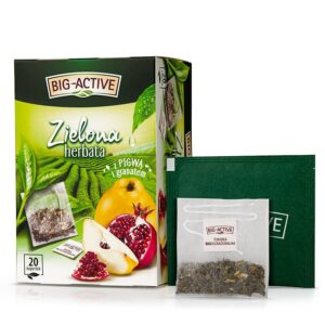 Big-Active - Herbata zielona z pigwą i granatem