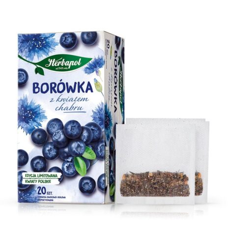 Herbaciany - Herbata Borówka z kwiatem chabru