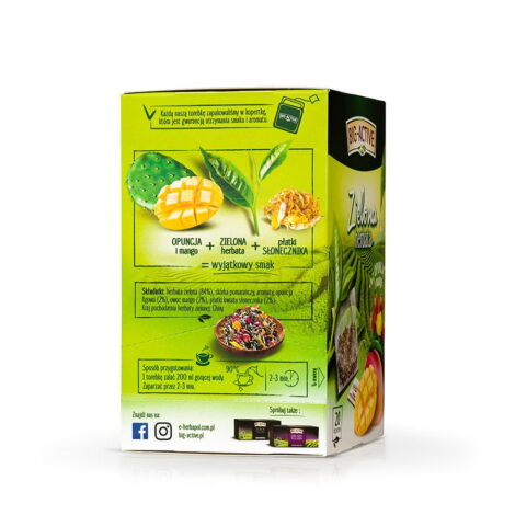 Big Active herbata zielona z opuncją i mango