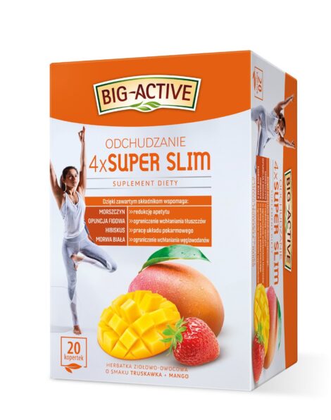 Big-Active Suplement diety- 4 x Super Slim Odchudzanie