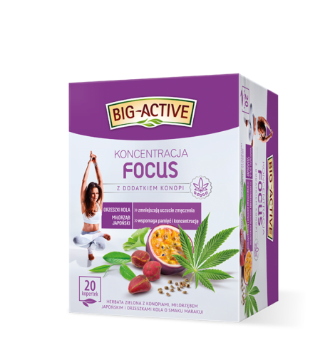Big-Active Suplement diety- Focus - Koncentracja