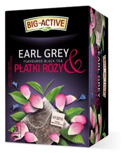 Big-Active - Herbata czarna - Earl Grey & płatki róży