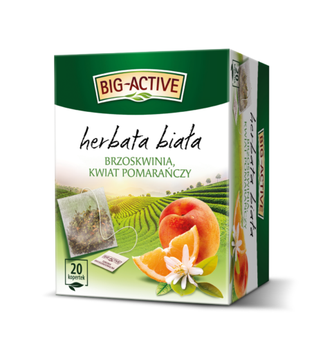 Big-Active - Herbata biała z brzoskwinią i kwiatem pomarańczy
