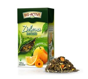 Big-Active - Herbata zielona z pomarańczą (liściasta)