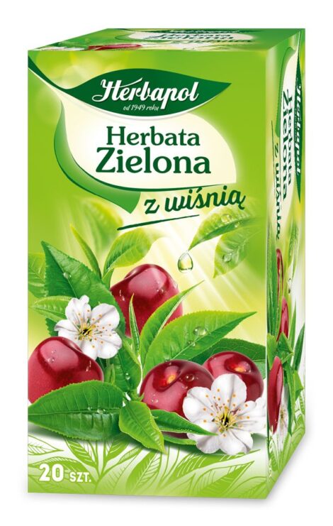 Herbapol- Herbata zielona z wiśnią