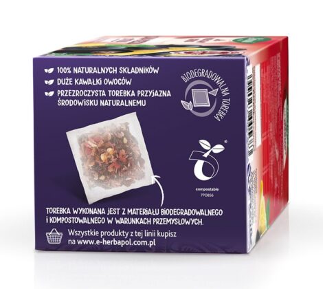 Herbaciany Ogród - Herbata Czarna porzeczka z cytryną