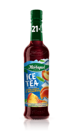 ICE TEA Black tea with peach food supplement 420 ml