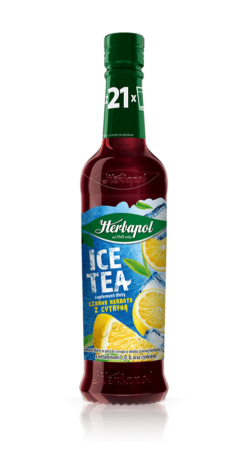 ICE TEA Black tea with lemon food suplement 420 ml