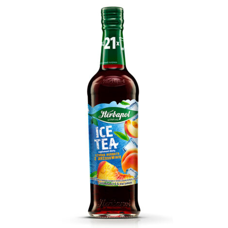 ICE TEA Black tea with peach food supplement 420 ml