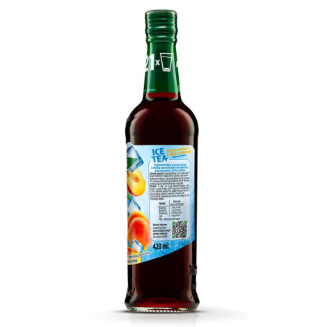 ICE TEA Black tea with peach food supplement 420 ml